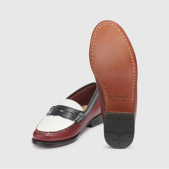 NEW with Box GH BASS WHITNEY LETTERMAN LOAFERS - Picture 8 of 13